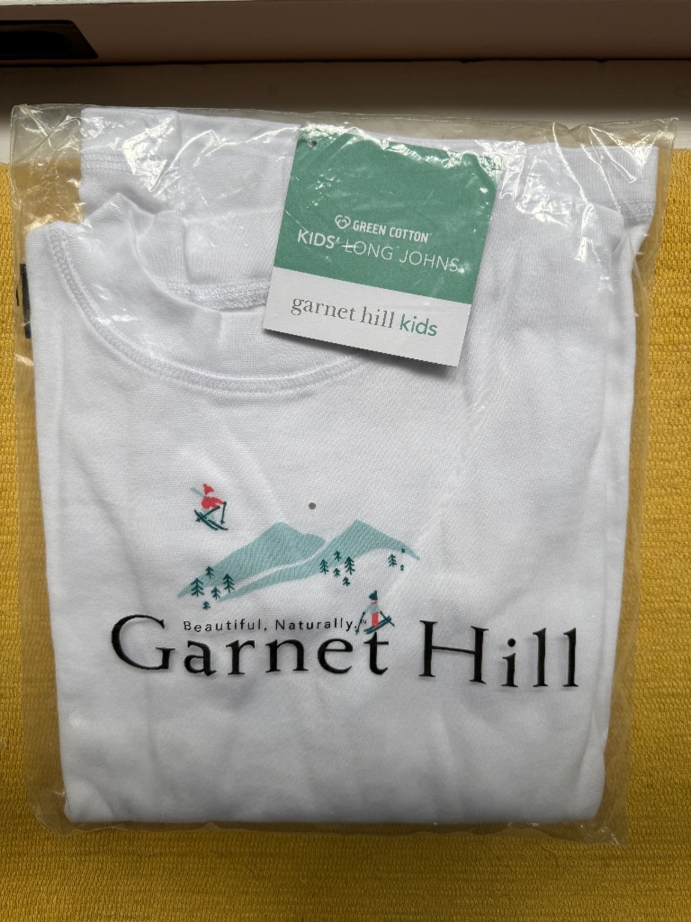 Brand new Garnet Hill Kids Sz 12 PJ Top Organic Cotton